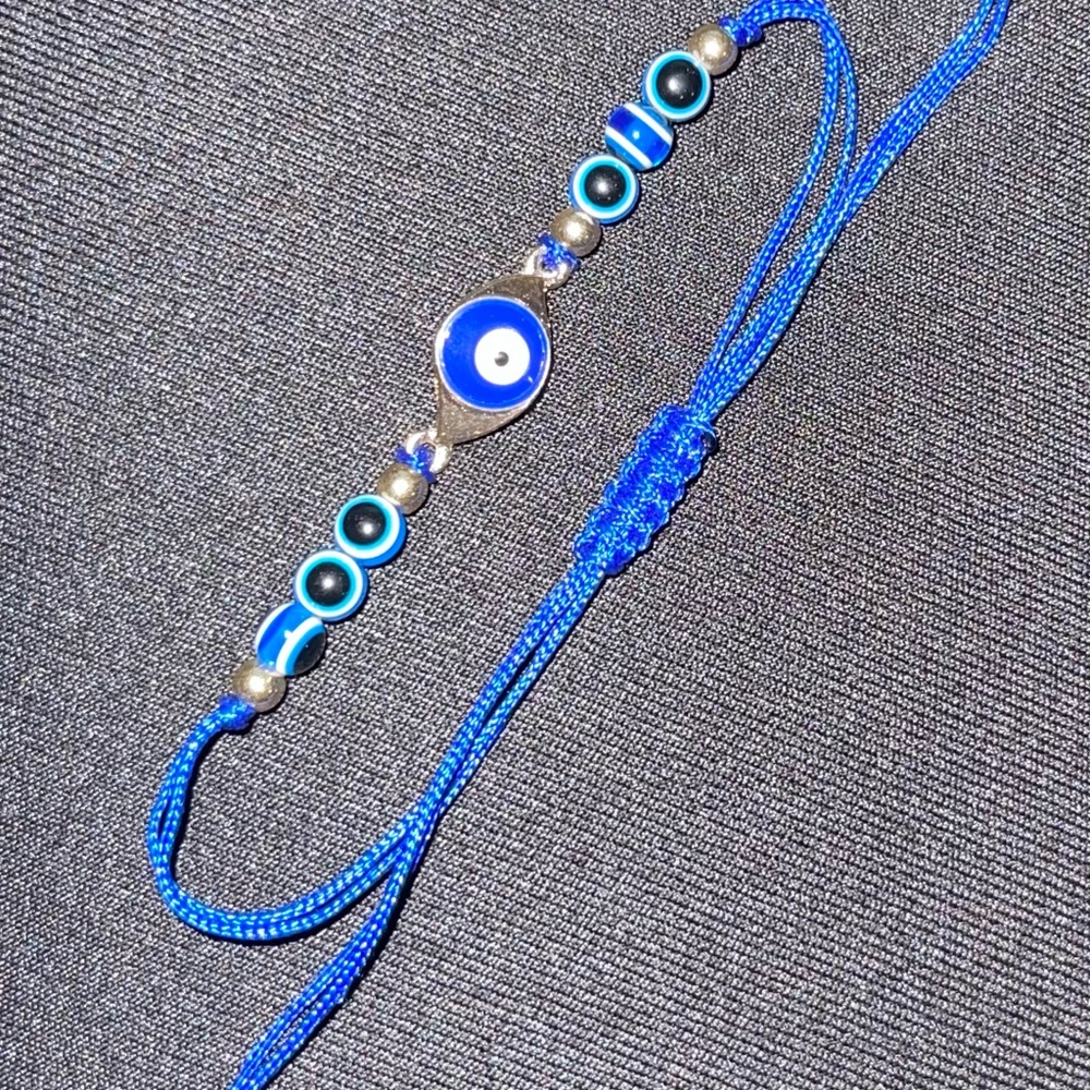 Evil Eye bracelet adjustable